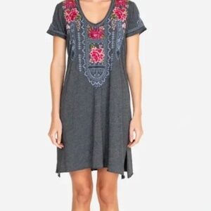 Johnny Was Davis Drape Tunic Dress Sz M